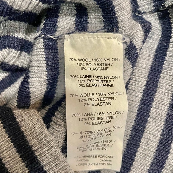 J crew wool blend ribbed sweater XS - Picture 4 of 7